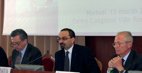 Da sinistra: Giuseppe Orsi, Michele Graglia, Giorgio Brazzelli