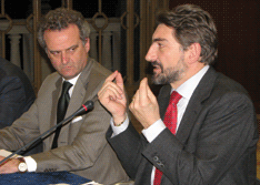 Da sinistra: Alberto Ribolla e Raffaele Cattaneo