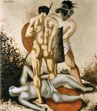 Fin de combat, 1927 - olio su tela, 90 x 70 cm
