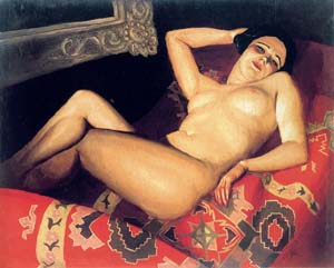 Tamara (Gorski) de Lempicka La bella Rafaëla, 1923 olio su tavola, 20 x 25 cm