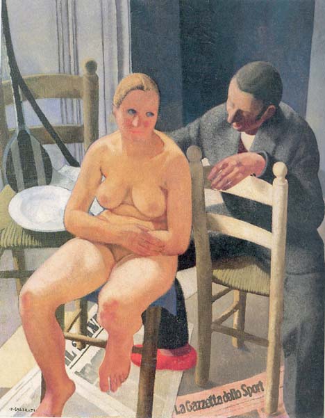 Felice Casorati, Susanna, 1929, olio su tela, 123x98 cm