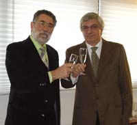 Enrico Marcora con il nuovo Presidente di Provex Carlo Gallazzi