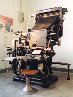 macchina da stampa Intertype