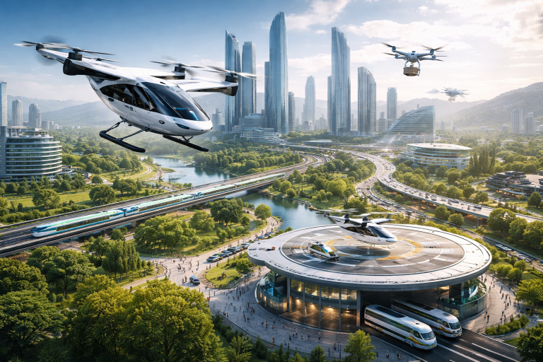 Urban Air Mobility, dalla strada al cielo